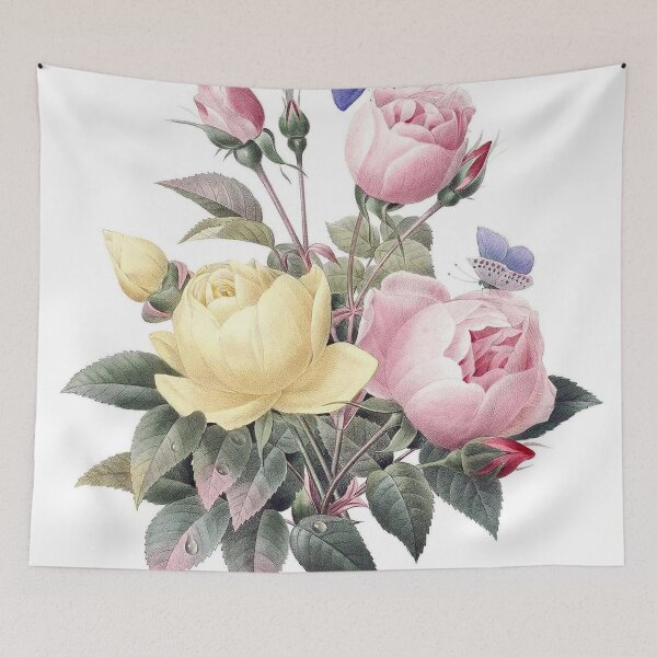 Item preview, China Roses and Butterflies designed and sold by tomorrowsart.