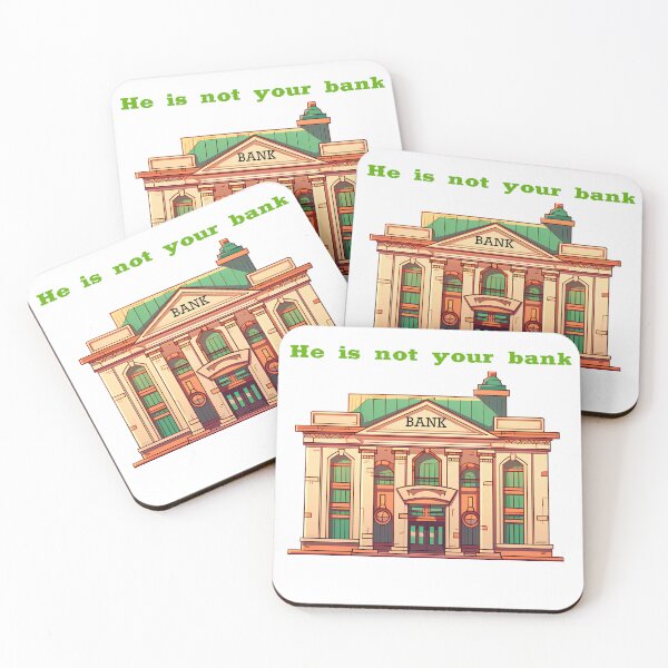 Item preview, He is not your bank designed and sold by Hasan Habeeb.