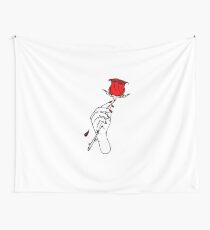 Lil Peep Red Rose Wall Tapestry
