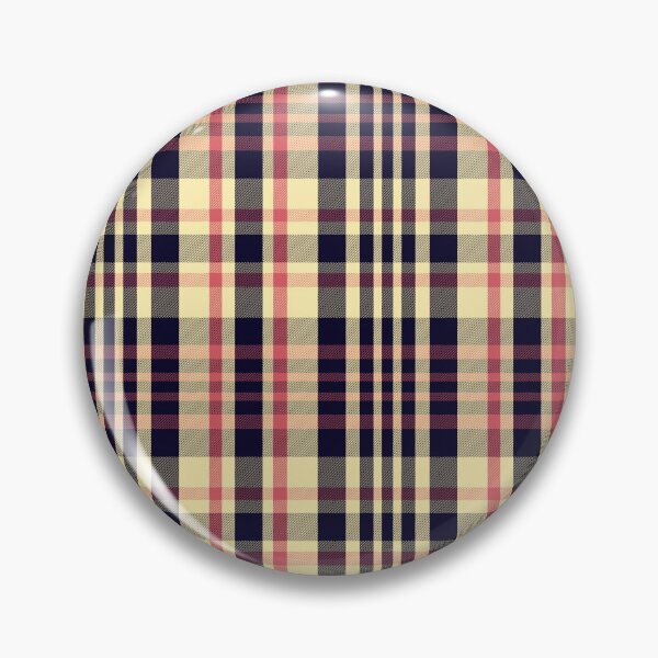 Item preview, Sunset and Sunrise Aesthetic Sorcha 1 Hand Drawn Textured Plaid Pattern designed and sold by GenAumonier.