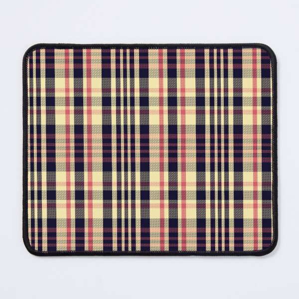 Item preview, Sunset and Sunrise Aesthetic Sorcha 1 Hand Drawn Textured Plaid Pattern designed and sold by GenAumonier.