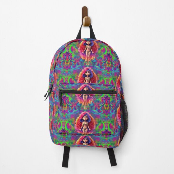 Aperçu de l'œuvre "L'art psychédélique des filles : Trippy Delight, un design coloré célébrant la créativité époustouflante" créée et vendue par PING 999 STUDIO.