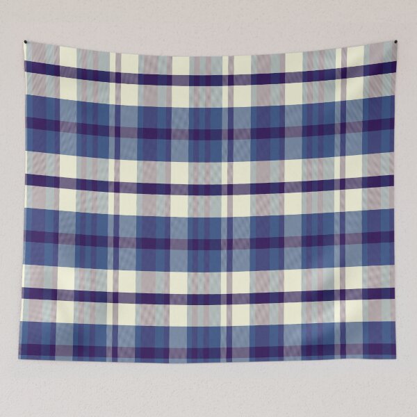 Item preview, Sunset and Sunrise Aesthetic Iagan 1 Hand Drawn Textured Plaid Pattern designed and sold by GenAumonier.