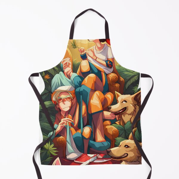 Item preview, Melting Anime Girl in Pot Field and Pups! designed and sold by wojysmokes.