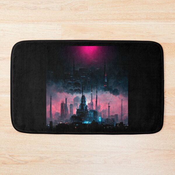 Item preview, Synthwave City (Neo Noir Blade Runner Inspired Cityscape Vaporwave Poster) designed and sold by ZGigerBarker.