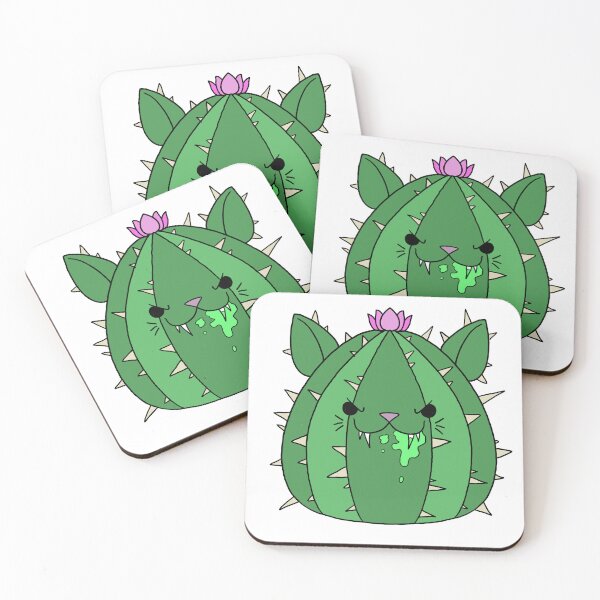 Item preview, Cactus cat designed and sold by MaeDoodles11.