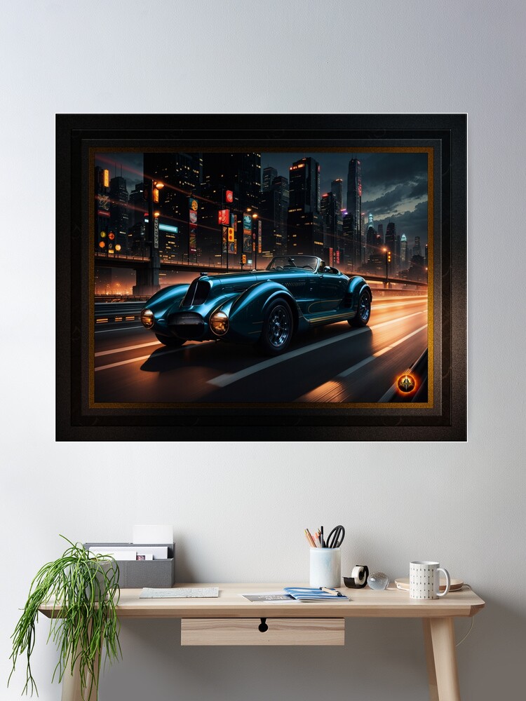 Hit The Road In The New Excelcius XM-450I Beautiful AI Concept Art by Xzendor7 Wall Decor Poster