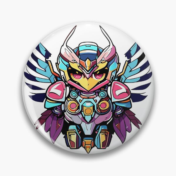 Item preview, Owl Robot Art on Redbubble - Embrace the Whimsical Robotic Charm! designed and sold by Watchara Aekcheen.