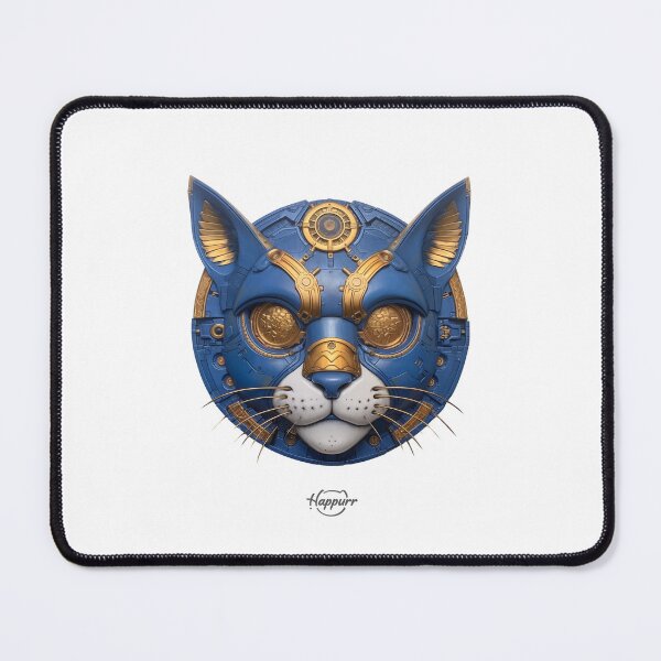 Item preview, Cyberpunk style, mechanical style, cat designed and sold by Happurr.