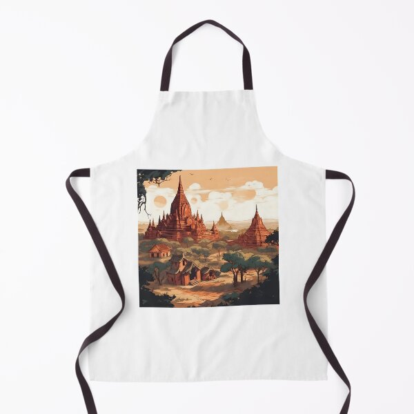 Artikelvorschau, Schöne Illustration von Bagan, Myanmar entworfen und verkauft von KristinaNEL.