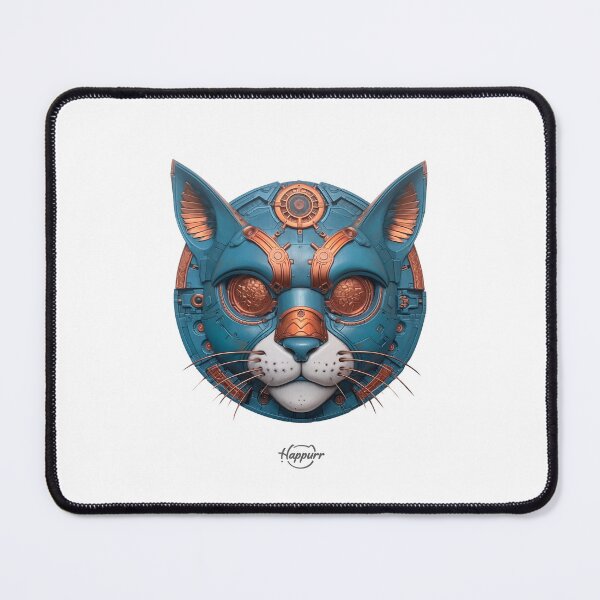 Item preview, Cyberpunk style, mechanical style, cat designed and sold by Happurr.
