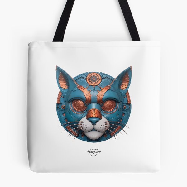 Item preview, Cyberpunk style, mechanical style, cat designed and sold by Happurr.