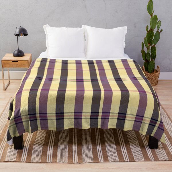 Item preview, Sunset and Sunrise Aesthetic Artair 1 Hand Drawn Textured Plaid Pattern designed and sold by GenAumonier.