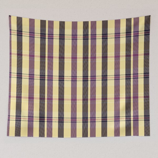Item preview, Sunset and Sunrise Aesthetic Artair 1 Hand Drawn Textured Plaid Pattern designed and sold by GenAumonier.