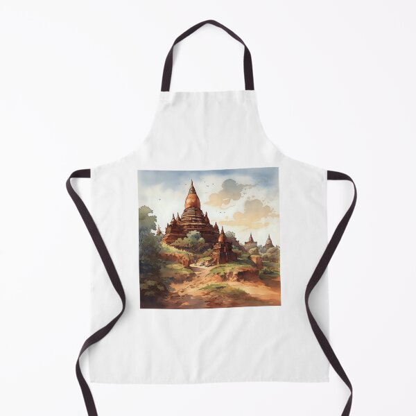 Artikelvorschau, Realistische Darstellung von Bagan, Myanmar entworfen und verkauft von KristinaNEL.