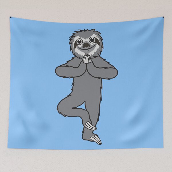 Item preview, Sloth Yoga Tree designed and sold by plushism.
