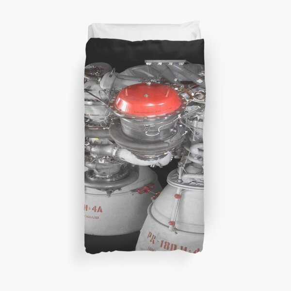 Liquid-propellant rocket Duvet Cover