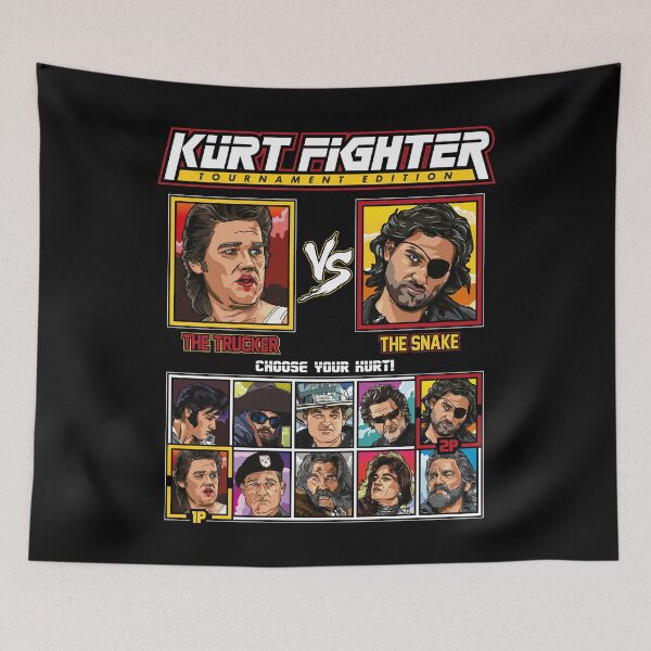 Item preview, Kurt Russell Fighter designed and sold by RetroReview.