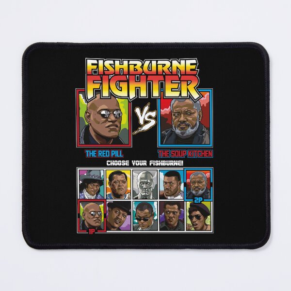Item preview, Laurence Fishburne Fighter designed and sold by RetroReview.