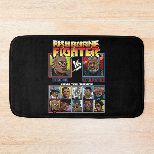 Item preview, Laurence Fishburne Fighter designed and sold by RetroReview.
