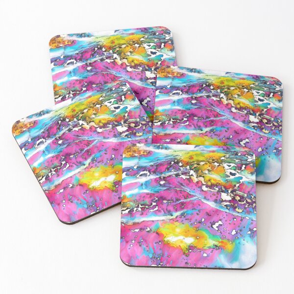 Item preview, Multi color wave design designed and sold by Susan Gallup.