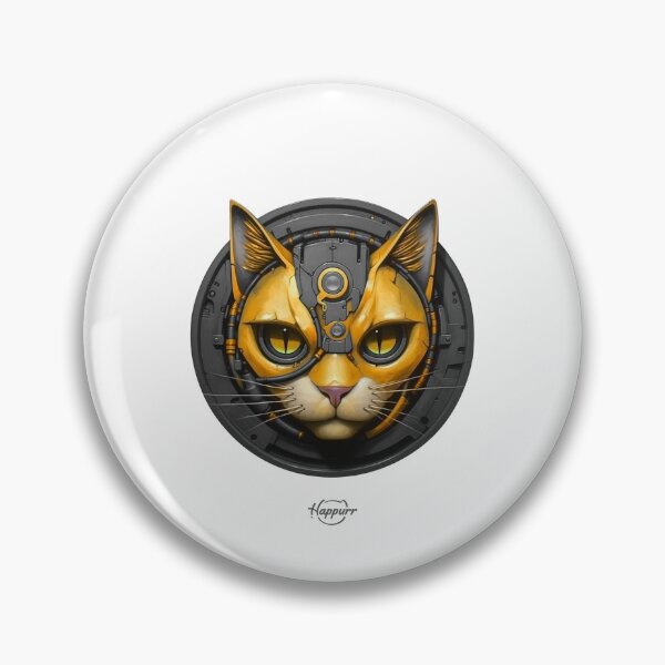 Item preview, Cyberpunk style, mechanical style, cat designed and sold by Happurr.