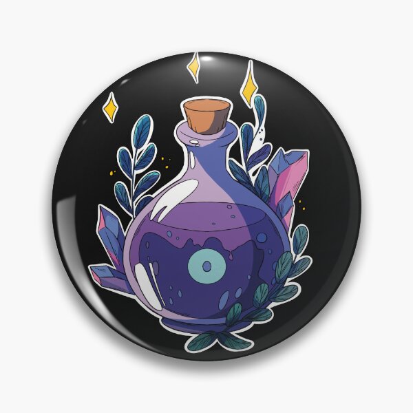 Item preview, Witchcraft sticker. Bottle of poison designed and sold by lalaluri.