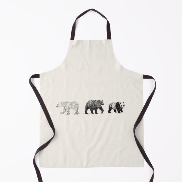 Item preview, Three Bears Design (Polar Bear, Grizzly Bear, Panda) [Realistic Artwork] designed and sold by flypigart.