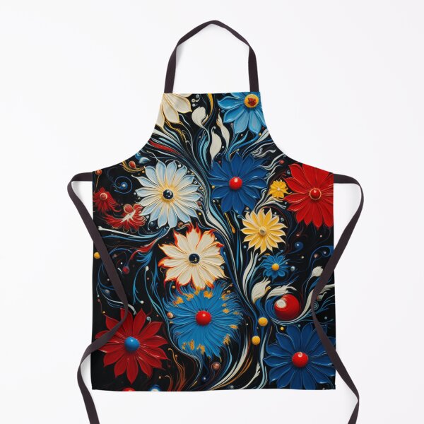 Item preview, flowers,paint,media,blue,red, designed and sold by Desiyuchi.