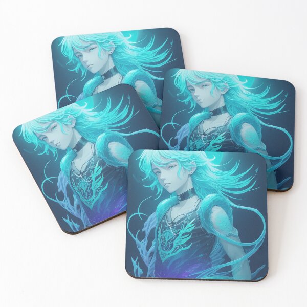 Item preview, Handsome Cool Mermaid Boy Blue Night designed and sold by Yellowriversss.