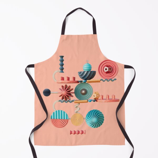 Item preview, Contraptions Pink, Digital Illustration designed and sold by Glenn Maguire.