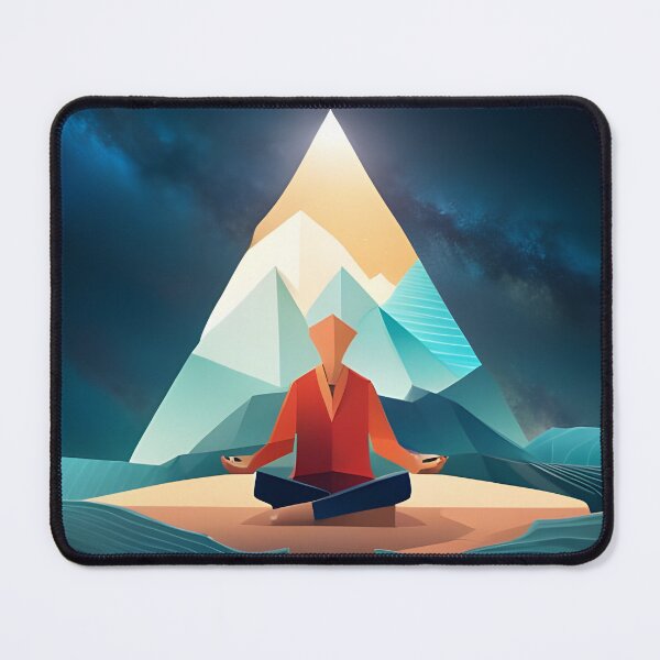 Item preview, Desert Mindful Enthusiast 2. Origami Edition. AI generated. designed and sold by TheMindfulExpat.