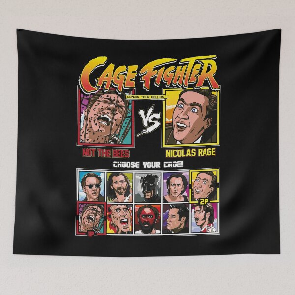 Item preview, Nicolas Cage Fighter designed and sold by RetroReview.