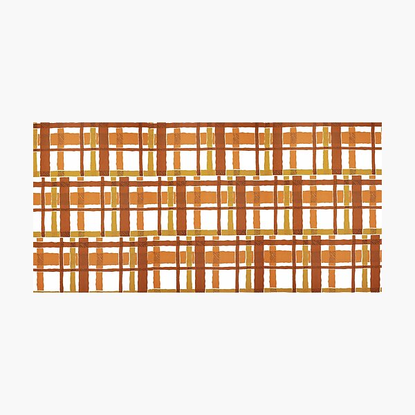 Item preview, Midcentury Pattern orange designed and sold by UnclePickle.