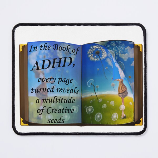 Item preview, ADHD: A Whirlwind of Creativity designed and sold by NaughtyDragon.