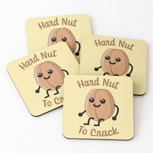 Item preview, Hard Nut To Crack! Cute Walnut Cartoon! designed and sold by PMCreative.