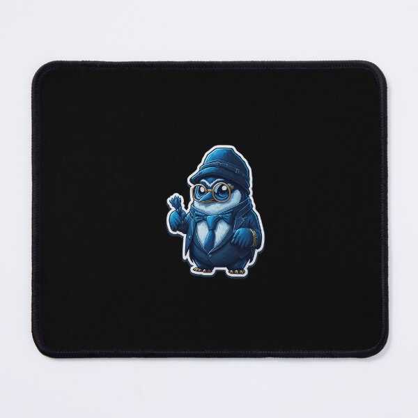 Item preview, Cute blue smart baby penguin with specs designed and sold by atatenterprise.