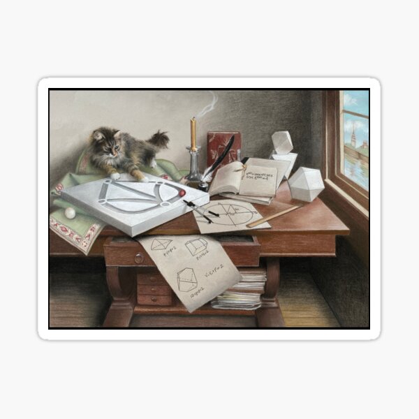 Euler's Cat Sticker