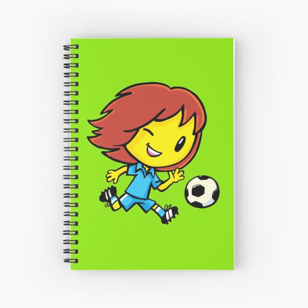 Emo footballer Spiral Notebook