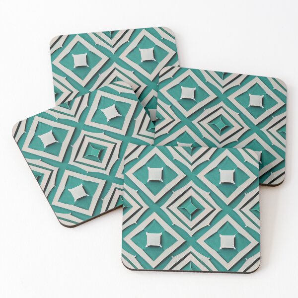 Item preview, Green and Bronze grid designed and sold by melridger.