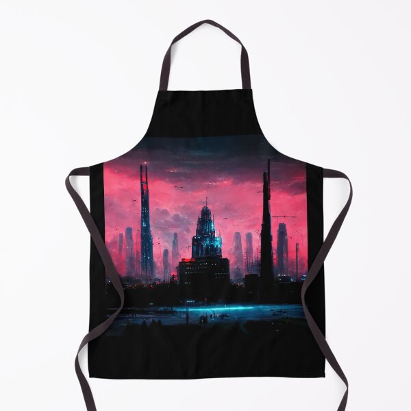 Item preview, Future Mosque In A Dystopian Synthwave City (Neo Noir Blade Runner Inspired Cityscape Vaporwave Synthwave Poster) designed and sold by ZGigerBarker.