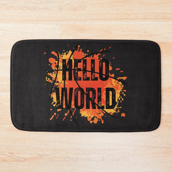Item preview, hello world designed and sold by DoraHappy.