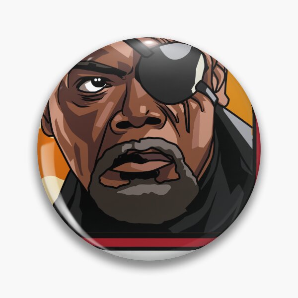 Item preview, Samuel L Jackson Fighter designed and sold by RetroReview.
