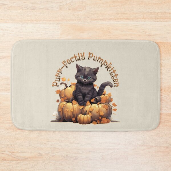 Item preview, Halloween Cat Magic - Purr-fectly Pumpkitten designed and sold by PositiveIdeas.