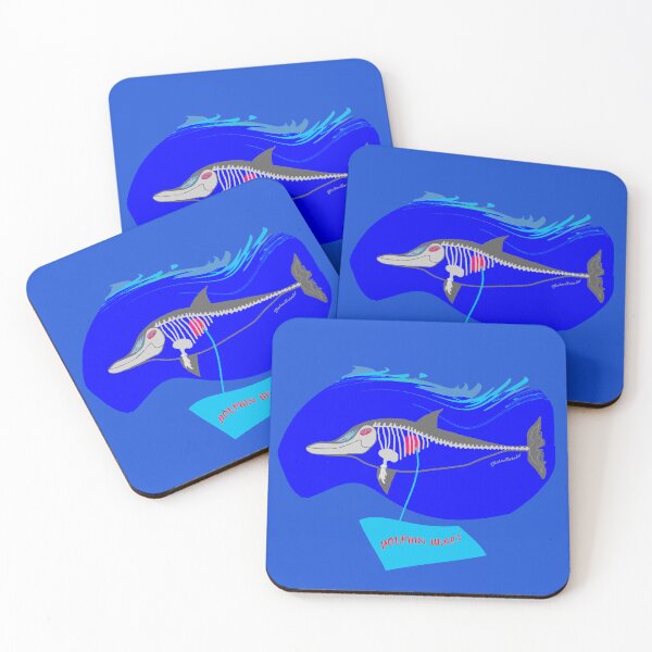 Item preview, Dolphin heart and its skeleton designed and sold by Diola Sotelo.