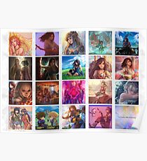 Final Fantasy Heroines Poster