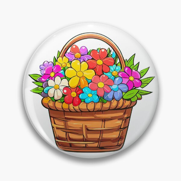 Item preview, Flower basket designed and sold by miguel-ozz.