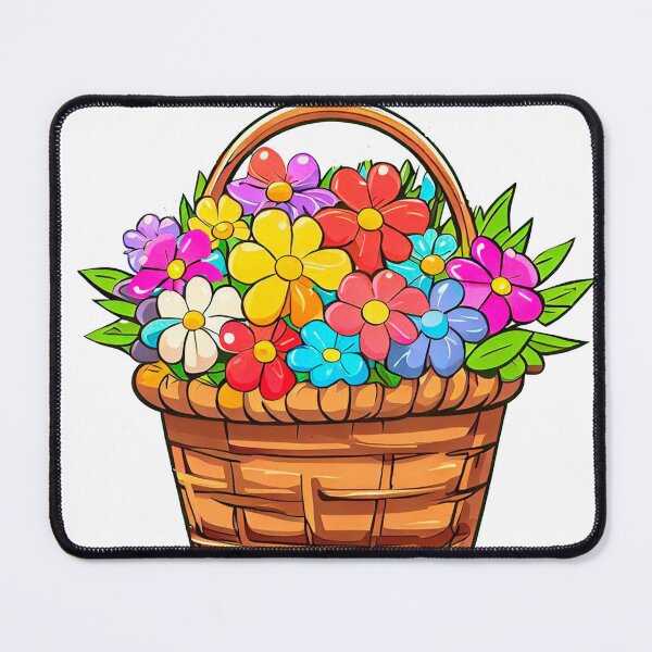 Item preview, Flower basket designed and sold by miguel-ozz.