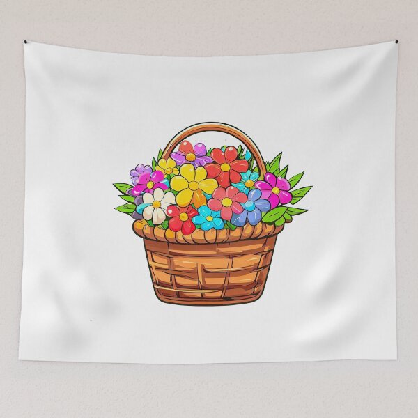 Item preview, Flower basket designed and sold by miguel-ozz.