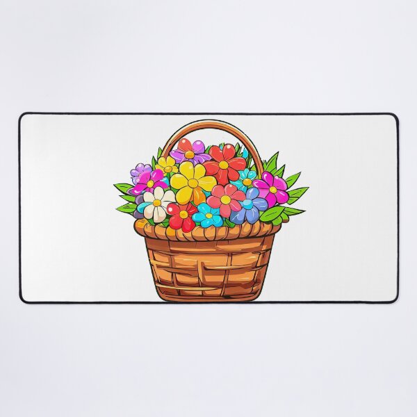 Item preview, Flower basket designed and sold by miguel-ozz.